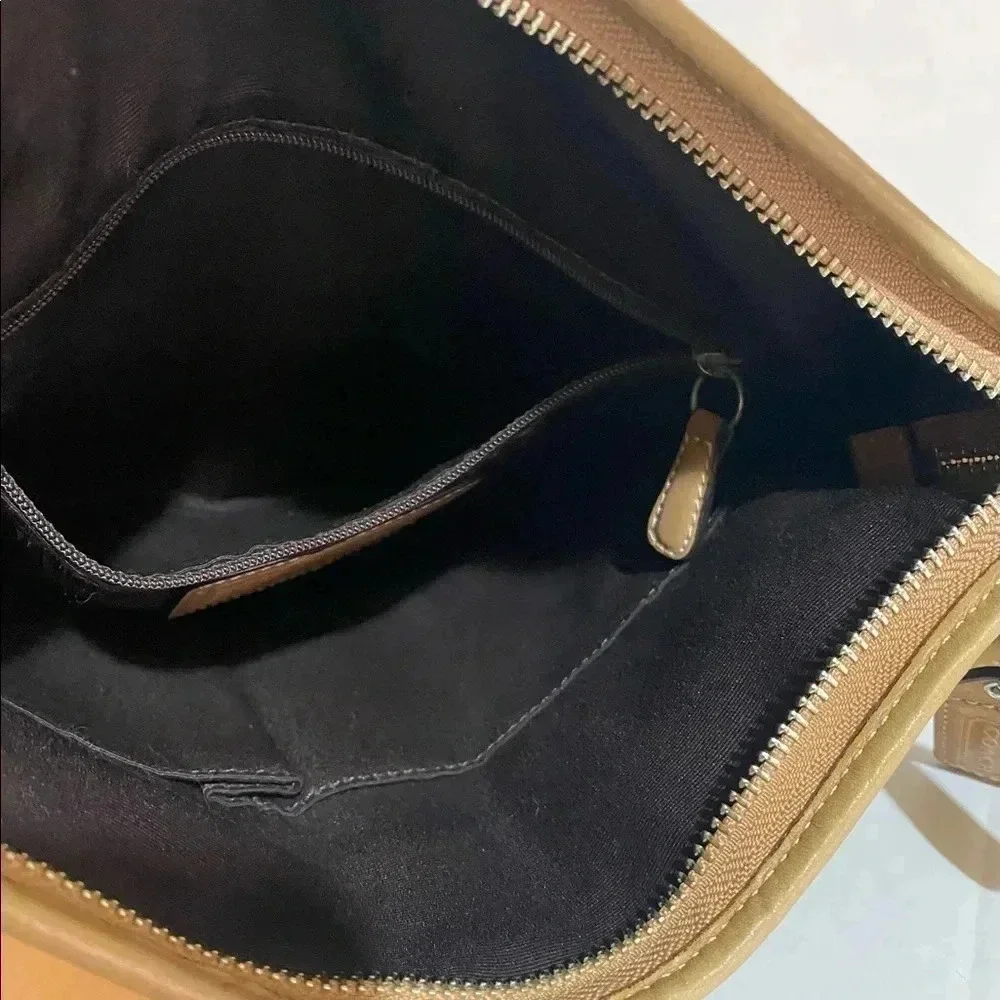 Coach CC signature print canvas handbag